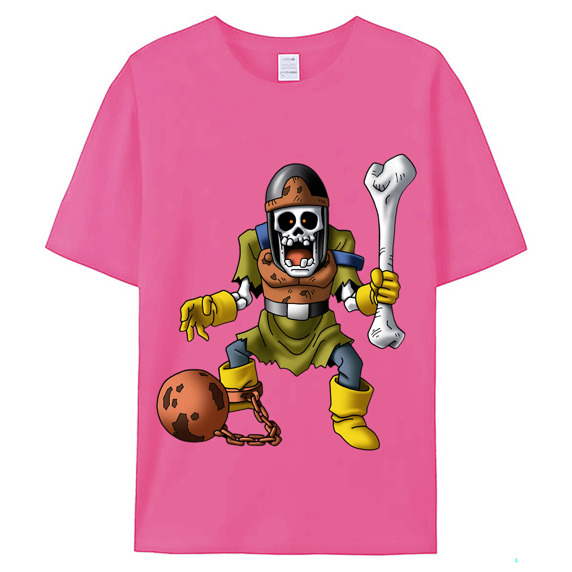 （画像用） ドラゴンクエスト Doragon Kuesuto Dragon Quest レディースカジュアルプリントTシャツ（綿100％）
